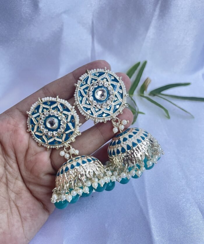 Meenakari Jhumkas AJP2022-36